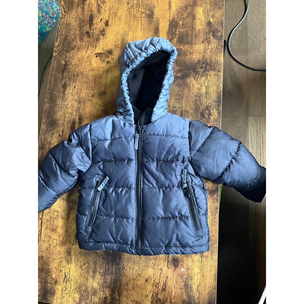 Rothschild 12M Winter Grey Ombré Puffer Jacket Gray Kids Child
